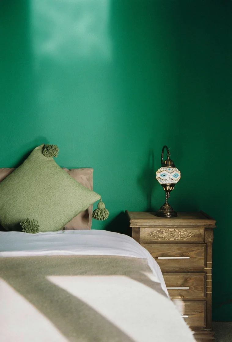 The Olive Green room