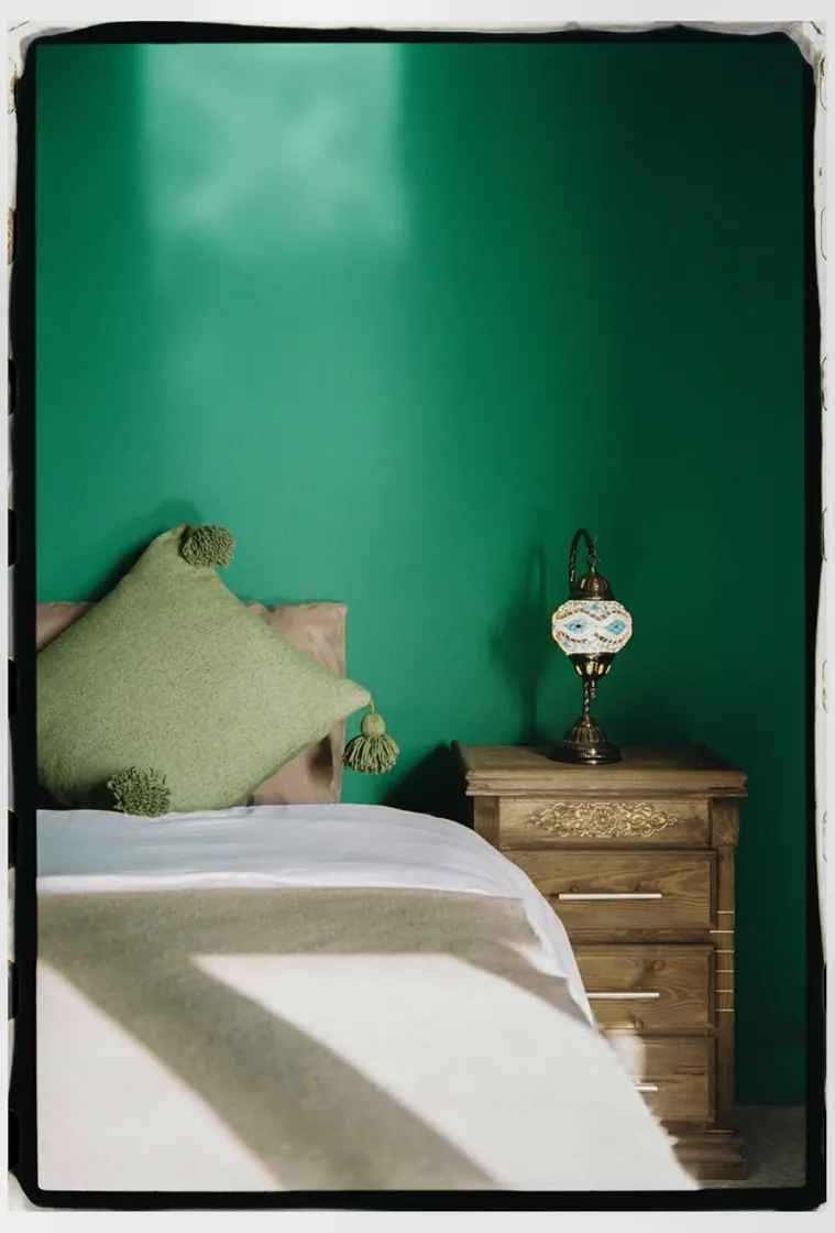 The Olive Green room
