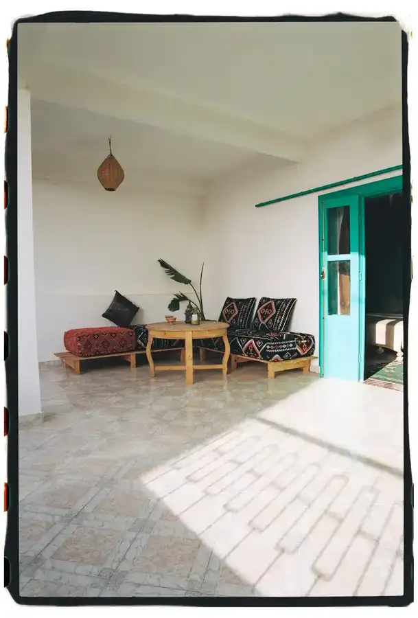 Common area with plants