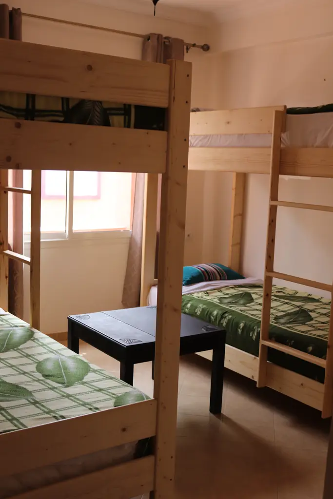 Grenen stapelbedkamer