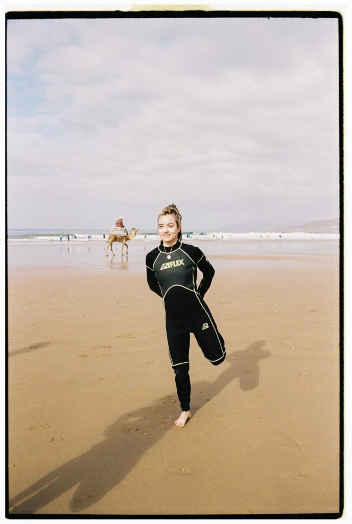 Surf lessons and long waves at Anchor Point in Morocco