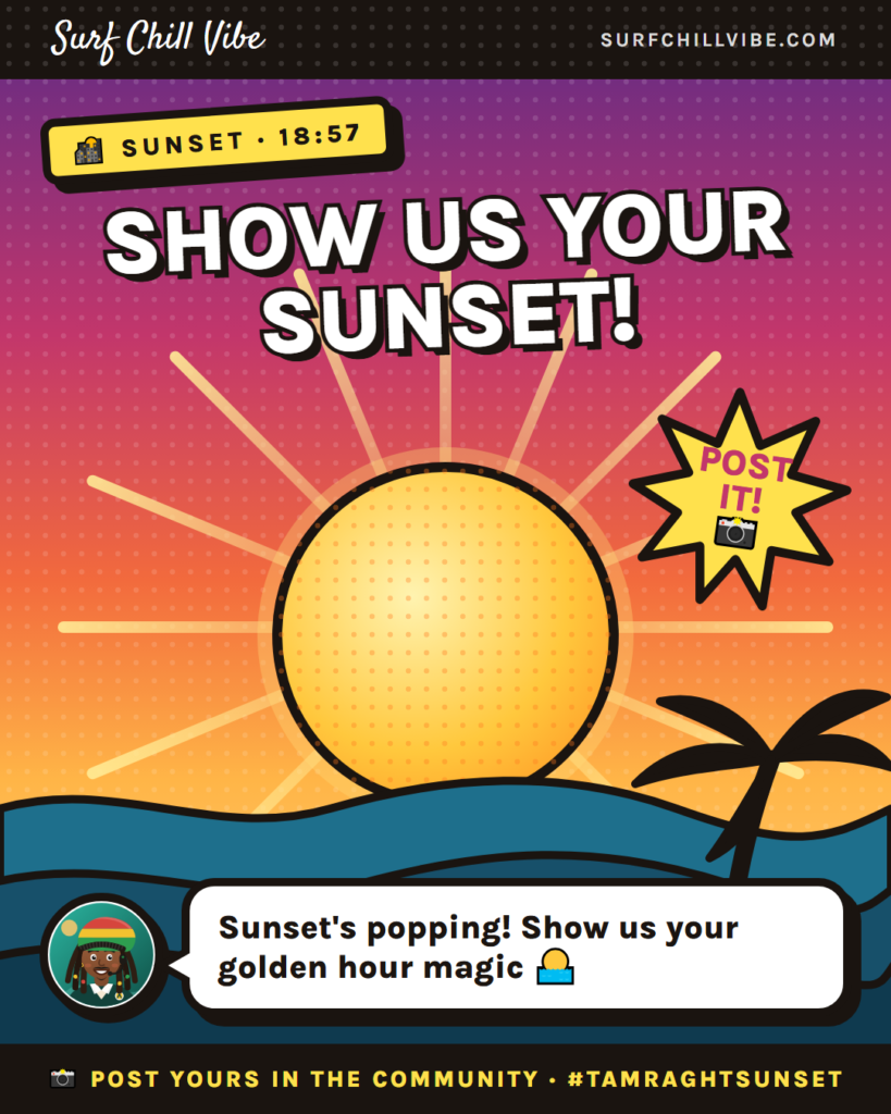 🌇 Show us your sunset!