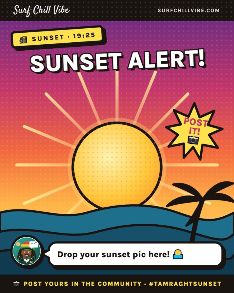 🌇 Sunset alert!