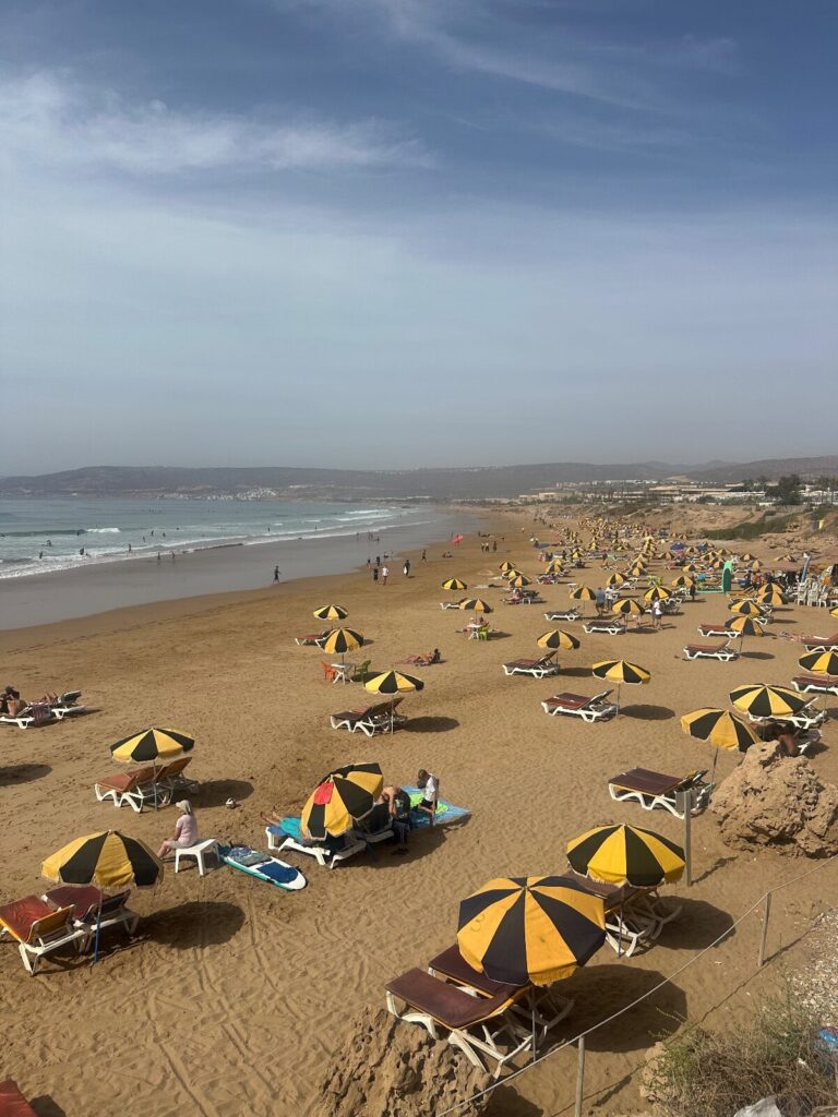 Tamraght beach check-in: 3/5, Amazing waves and beautiful vibe today at Imourane Beach